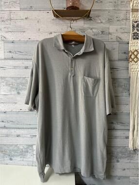 Peter Millar Mens Polo Shirt Size XL Gray